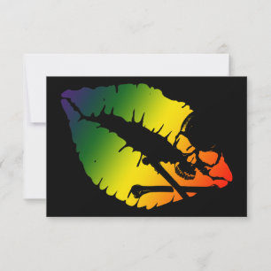 Invitación labios envenenados