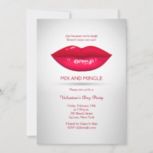 Invitación Labios Lujuriosos