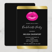 Labios Rosados Calientes Ilustración Glamurosa Des