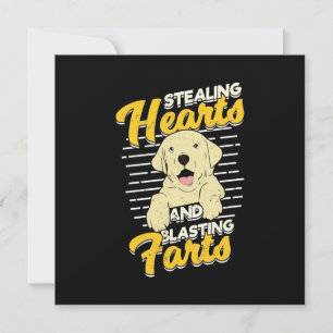 Invitación Labrador Retriever Robando Corazones