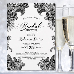 Invitación Lace Bridal Shower