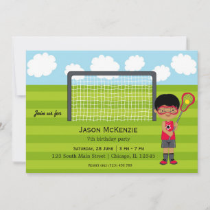 Invitación Lacrosse Nacimiento