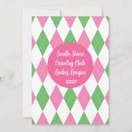 Invitación Ladies Golf League Invitation