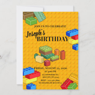 Invitación Ladrillo de Construcción