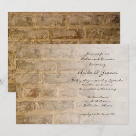 Invitación Ladrillos de Moda industrial Ensayos de moda