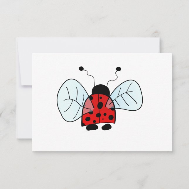 Invitación Ladybug (Anverso)