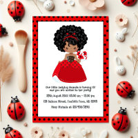Ladybug Black Princess Fairy Tale Party Birday