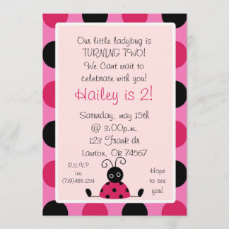 Invitación ladybug, nuestra pequeña marioneta está TORNANDO D