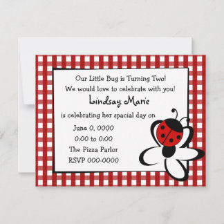 Invitación Ladybug y Daisy
