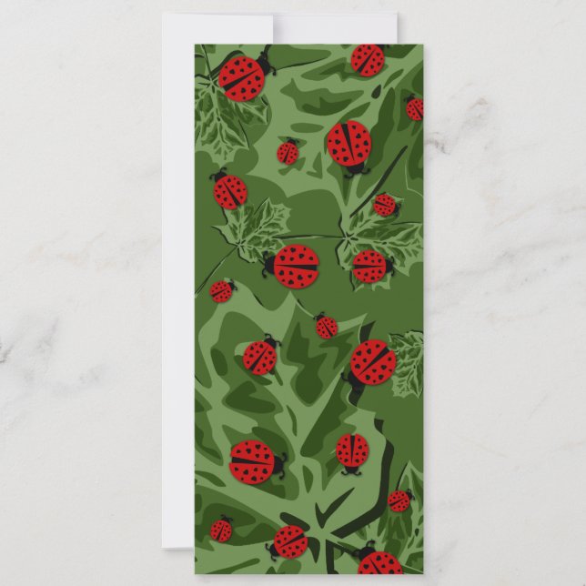 Invitación ladybugz. (Anverso)