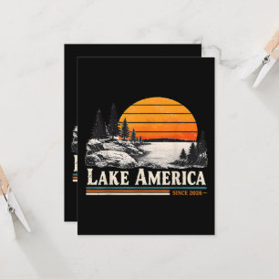 Invitación Lago América 2026 Vintage
