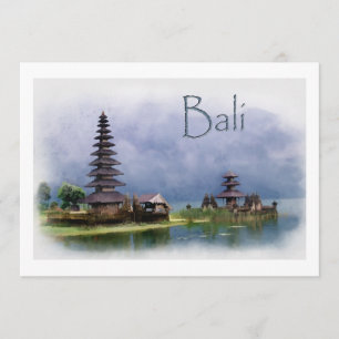 Invitación Lago Bratanan Bali Indonesia