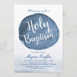 Invitación Laguna | Bautismo sagrado Personalizado