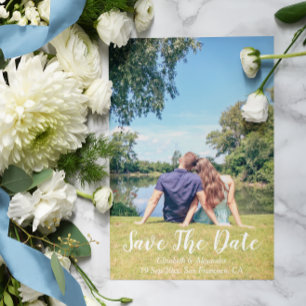 Invitación Lakeside Cottage Summer Save the Date Card