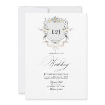 Lakeside Monograma Laurel Escudo Boda