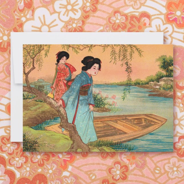 Invitación Lakeside Notecard (Subido por el creador)