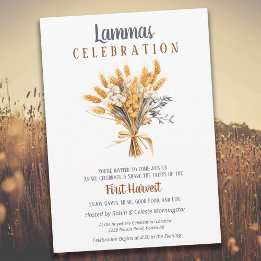 Invitación Lammas Pagan Fall Harveat Bouquet