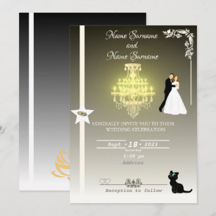Invitación Lámpara de araña