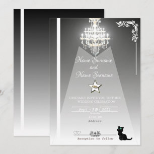 Invitación Lámpara de araña