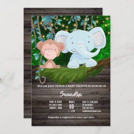 Invitación Lámparas de vegetación de la vid de elefante de be