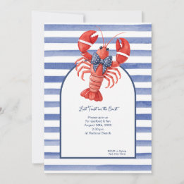 Invitación Langosta Rayada de Verano