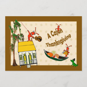 Invitación Langosta y lagarto cajún