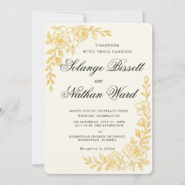Invitación 'Language of Love' All-in-One Wedding Invitation