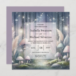Invitación Lanternlight Dreams Enchanted Forest Boda
