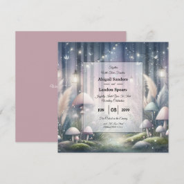 Invitación Lanternlight Dreams Enchanted Forest Boda