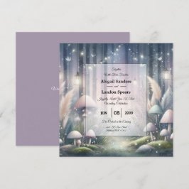 Invitación Lanternlight Dreams Enchanted Forest Boda