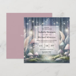 Invitación Lanternlight Dreams Enchanted Forest Boda