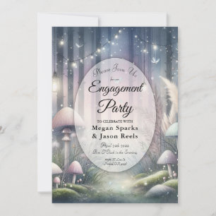 Invitación Lanternlight Dreams Enchanted Forest Engagement