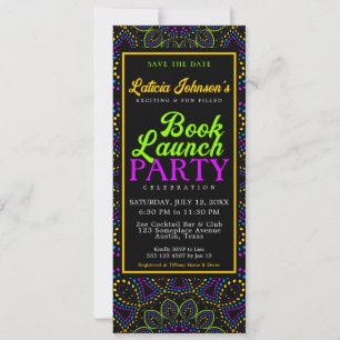 Invitación Lanzamiento del libro Noches de neón bohemio