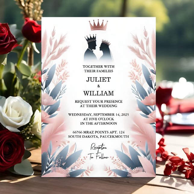 Invitación Larga duración del mandato Regal Royal Glam Rubor  (Subido por el creador)