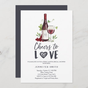 Invitación Las alegrías para amar la ducha nupcial invitan a