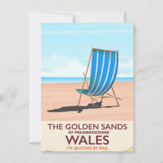 Invitación Las arenas doradas de Pembrokeshire, Gales