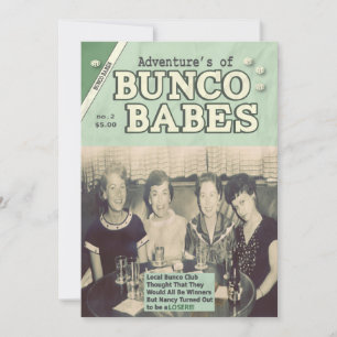 Invitación Las aventuras de Bunco Babes Edition #2