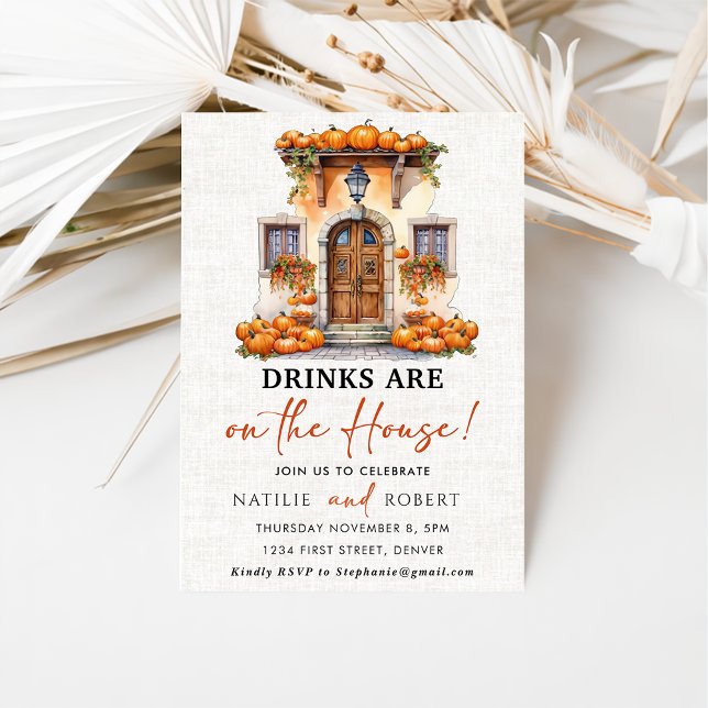 Invitación Las Bebidas Están En El Fiesta De La Casa. (Subido por el creador)