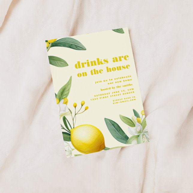 Invitación Las bebidas están en la casa Invite al Fiesta de v (Subido por el creador)