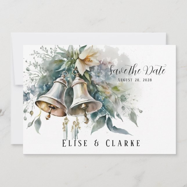 Invitación Las Campanas bodas Y La Boda De Peones Salvan La F (Anverso)