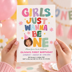 Invitación Las chicas solo quieren ser una: primera foto de c