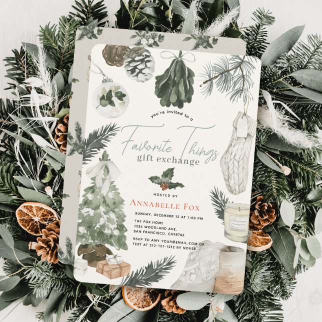 Invitación Las cosas favoritas de Boho dan vacaciones de inte (Subido por el creador)