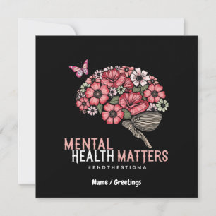 Invitación Las cuestiones de salud mental ponen fin al estigm
