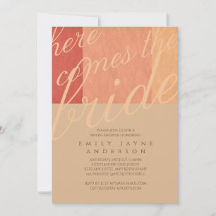 Invitación Las especias son una tipografía agradable ducha de
