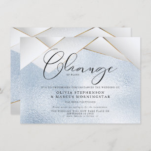 Invitación Las facetas de la perla azul del cielo pospusieron