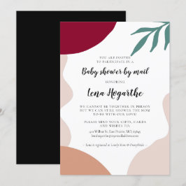 Invitación Las formas abstractas modernas de Baby Shower por 