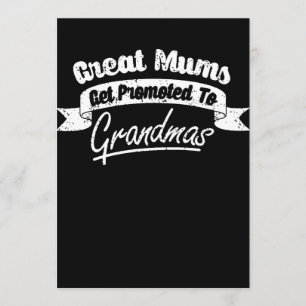 Invitación Las grandes mamáes consiguen promovidas a la mamá