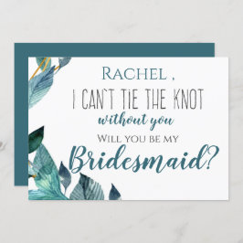 Invitación Las hojas azules no puedo atar el nudo sin ti