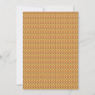 Invitación Las hojas de papel de envolvimiento amarillo, nara