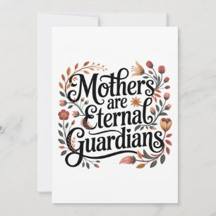 Invitación Las madres son guardianas eternas